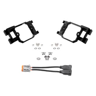 Diode Dynamics® - Stage Series Type X Black Fog Light Location Mounts for 3" LED Lights