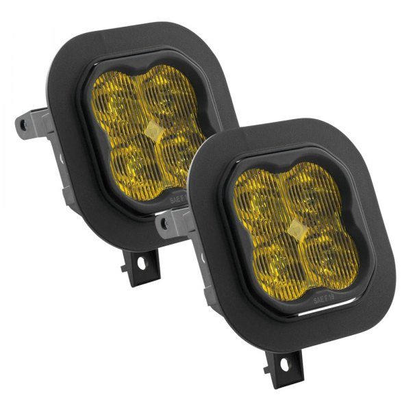 Diode Dynamics® - Fog Light Location Stage Sport Series SAE 3" 2x14.5W Fog Beam Yellow LED Light Kit