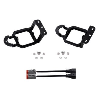 Diode Dynamics® - Stage Series Type MS Black Fog Light Location Mounts for 3" LED Lights