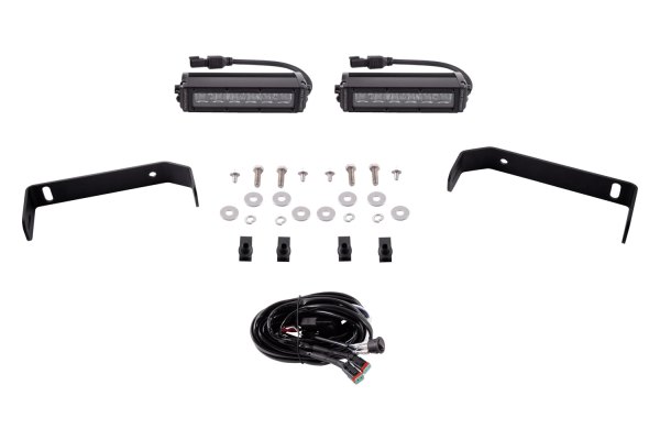 Diode Dynamics® - Front Bumper Stage Series 6" 2x26.6W Driving Beam LED Light Bar Kit, Full Set