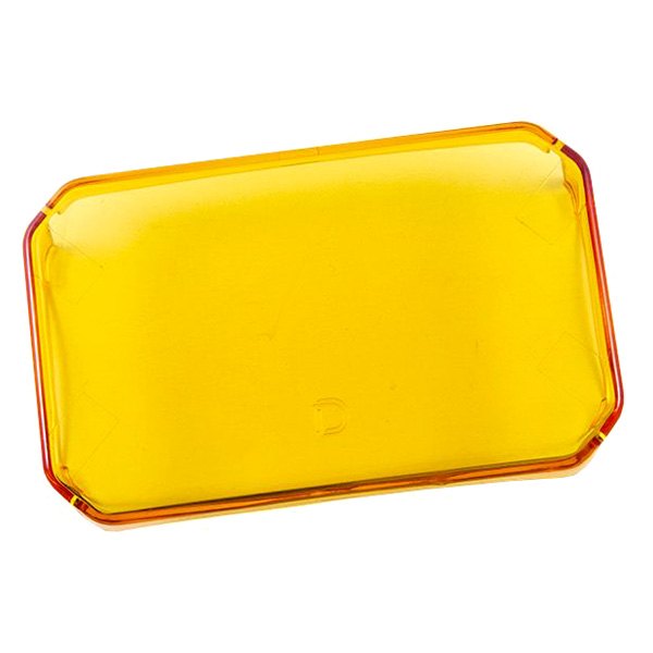 Diode Dynamics® - 2" Rectangular Yellow Polycarbonate Light Cover for Stage Series