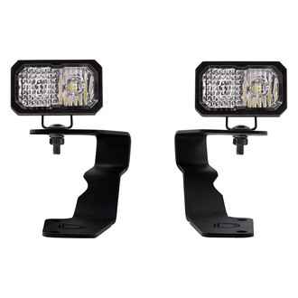 Diode Dynamics® - Hood Ditch Mounted Stage Pro Standard Series 2" 2x25.6W Combo Beam LED Light Kit