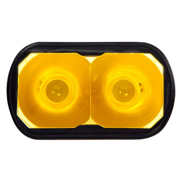 Diode Dynamics® - 2" Rectangular Yellow Polycarbonate Spot Beam Lens for Stage Series