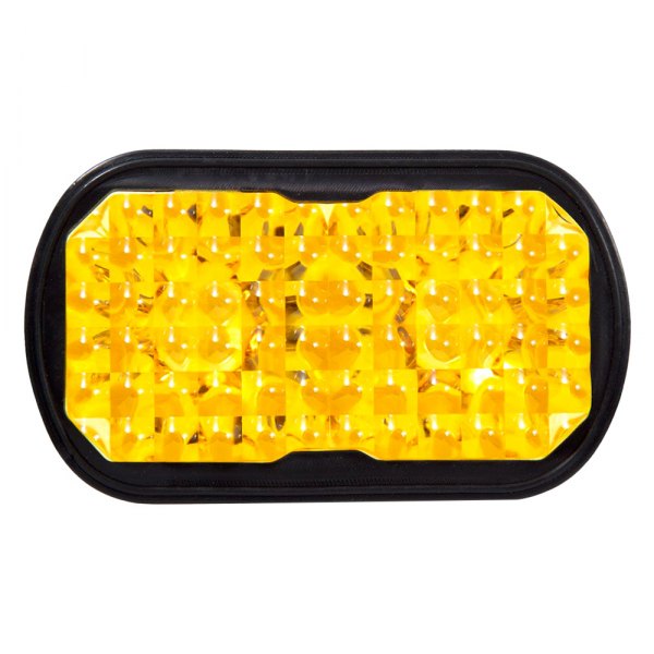 Diode Dynamics® - 2" Rectangular Yellow Polycarbonate Flood Beam Lens for Stage Series