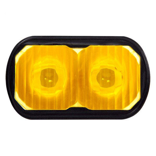 Diode Dynamics® - 2" Rectangular Yellow Polycarbonate Driving Beam Lens for Stage Series