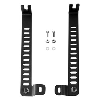 Diode Dynamics® - Black Lower Grille Opening Mounts for One or Two 30" Stealth LED Light Bars