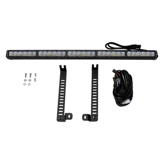 Diode Dynamics® - Lower Grille Opening Mounted Stage Series Stealth 30" 137.2W Driving Beam LED Light Bar Kit