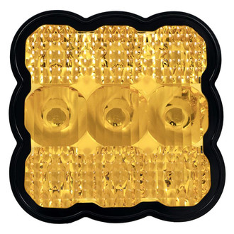 Diode Dynamics® - 5" Yellow Polycarbonate Combo Beam Lens for Stage Series