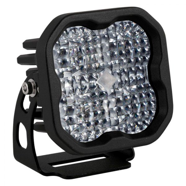 Diode Dynamics® - Stage Sport Series Standard 3" 14.5W Square Flood Beam LED Light, with Amber Backlight