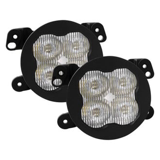 Diode Dynamics® - Fog Light Location Stage Sport Series Type M SAE 3" 2x14.5W Square Fog Beam LED Lights, with Amber Backlight