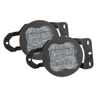 Diode Dynamics® - Fog Light Location Stage Max Series Type MS SAE 3" 2x38.5W Square Fog Beam LED Lights, With Amber Backlight