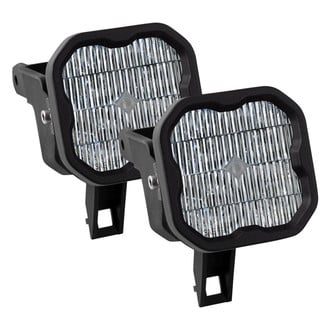Diode Dynamics® - Fog Light Location Stage Sport Series Type SDX SAE 3" 2x14.5W Square Fog Beam LED Lights, with Amber Backlight