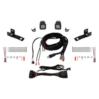 Diode Dynamics® - Rear Bumper Stage Series C1 Pro 2x19W Square Flood Beam LED Light Kit