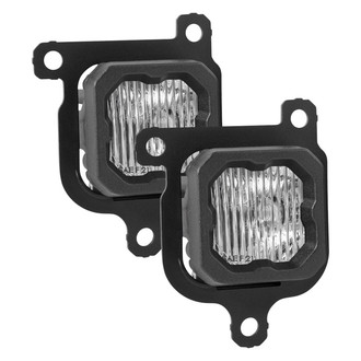 Diode Dynamics® - Fog Light Location Mounted Stage Series C1 2" 2x20W Square Fog Beam LED Light Kit