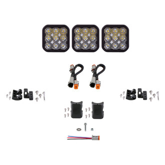 Diode Dynamics® - CrossLink Sport 3-Pod 18.5" 120W Driving Beam LED Light Bar