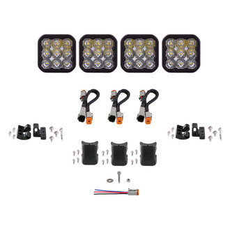Diode Dynamics® - CrossLink Sport 4-Pod 25" 160W Driving Beam LED Light Bar