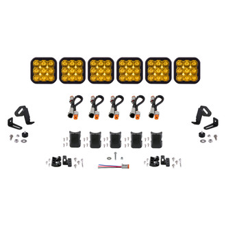 Diode Dynamics® - CrossLink Sport 6-Pod 37.5" 240W Driving Beam Yellow LED Light Bar