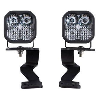 Diode Dynamics® - Hood Ditch Stage Pro Series 3" 2x36W Square Combo Beam LED Light Kit