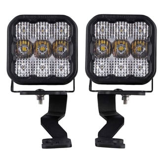 Diode Dynamics® - Hood Ditch Stage Series 5 Sport 5" 2x40W Square Combo Beam LED Light Kit