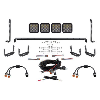 Diode Dynamics® - Grille Stage Series 5 Pro 5" 2x90W Square Driving Beam LED Light Kit