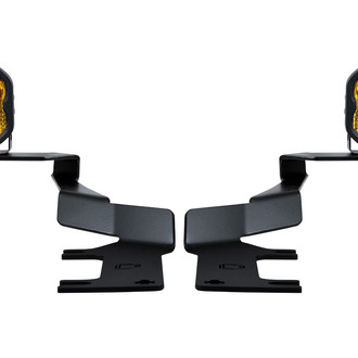 Diode Dynamics® - Hood Ditch Stage Series 3 Sport 3" 2x14.5W Square Combo Beam Yellow LED Light Kit