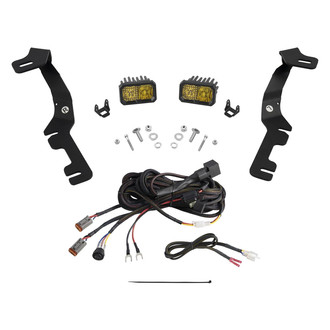 Diode Dynamics® - Hood Ditch Stage Series C2 Sport 3.3" 2x7.7W Rectangular Combo Beam Yellow LED Light Kit