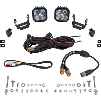 Diode Dynamics® - Roll Bar Stage Series 3 Sport 3" 2x14.5W Square Combo Beam LED Light Kit