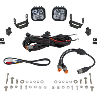 Diode Dynamics® - Roll Bar Stage Series 3 Max 3" 2x38.5W Square Combo Beam LED Light Kit