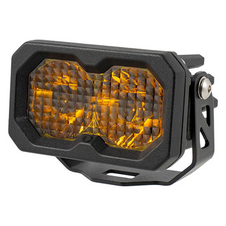 Diode Dynamics® - C2 Sport Standard Series 2" 7.7W Driving Beam Yellow LED Light, with Amber Backlight
