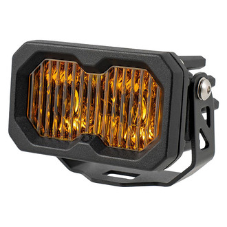 Diode Dynamics® - C2 Sport Standard Series 2" 7.7W Fog Beam Yellow LED Light, with Amber Backlight