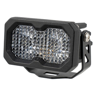 Diode Dynamics® - C2 Pro Standard Series 2" 25.6W Flood Beam LED Light, with Amber Backlight