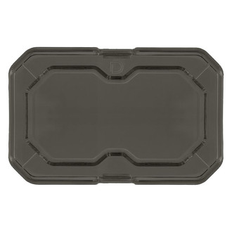 Diode Dynamics® DD8557 - 2" Rectangular Smoke Polycarbonate Light Cover for C2 Series