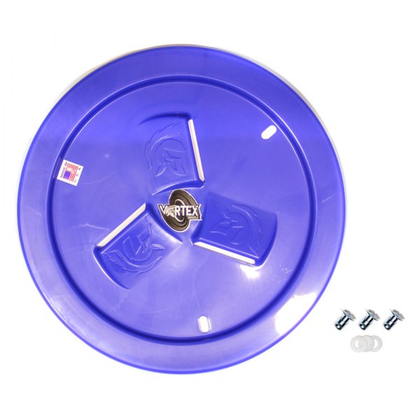 Dirt Defender® - Vortex 15" Vented Dark Blue Wheel Cover