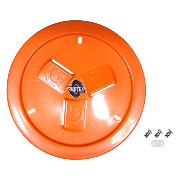 Dirt Defender® - Vortex 15" Vented Orange Wheel Cover
