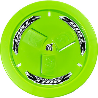 Dirt Defender® - Vortex 15" Vented Neon Green Wheel Cover