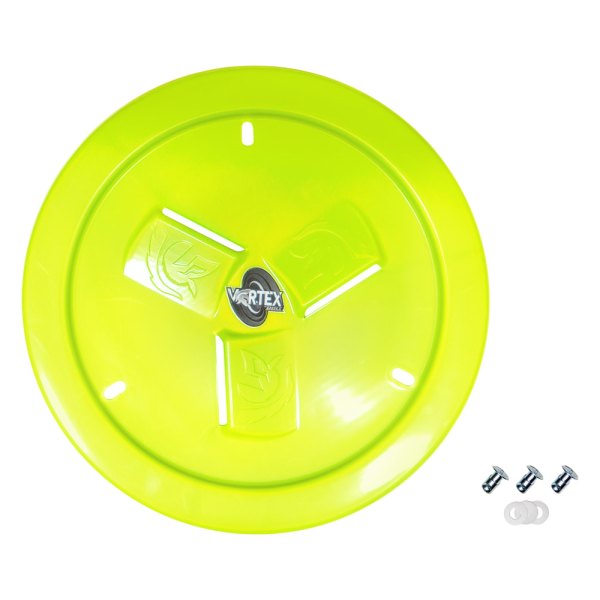 Dirt Defender® - Vortex 15" Vented Neon Yellow Wheel Cover