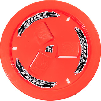 Dirt Defender® - 15" Neon Red Vented Wheel Cover