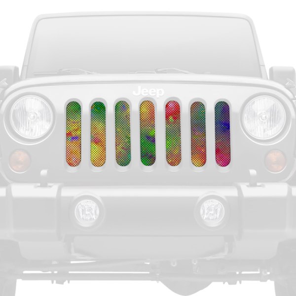 Dirty Acres® - 1-Pc Abstract of Colors Style Perforated Main Grille