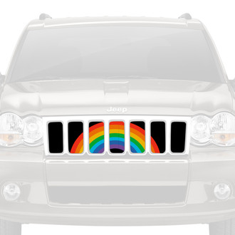 Dirty Acres® - 1-Pc Ally Flag Style Perforated Main Grille