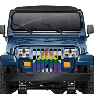 Dirty Acres® - 1-Pc Pride Style Perforated Main Grille
