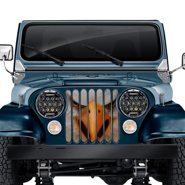 Dirty Acres® - 1-Pc American Eagle Style Perforated Main Grille