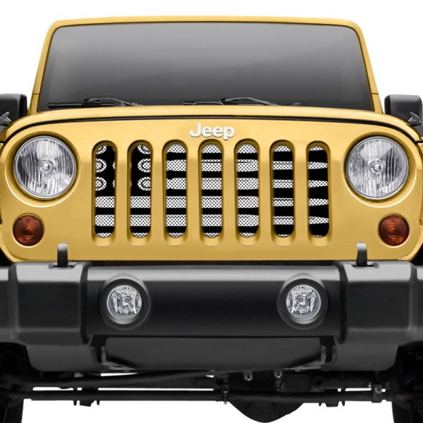 Dirty Acres® - Jeep Wrangler 2011 1-Pc Military Style Perforated Main Grille