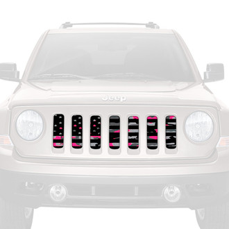 Dirty Acres® - 1-Pc American Pink Camo Style Perforated Main Grille