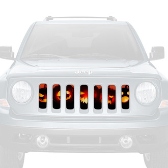 Dirty Acres® - 1-Pc Angry Pumpkins Style Perforated Main Grille