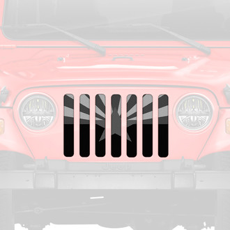 Dirty Acres® - 1-Pc Tactical Arizona State Flag Style Perforated Main Grille