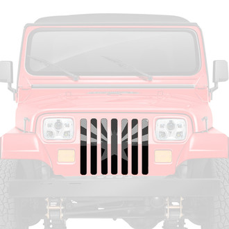 Dirty Acres® - 1-Pc Tactical Arizona State Flag Style Perforated Main Grille