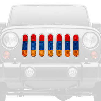 Dirty Acres® - 1-Pc Armenian Flag Perforated Main Grille