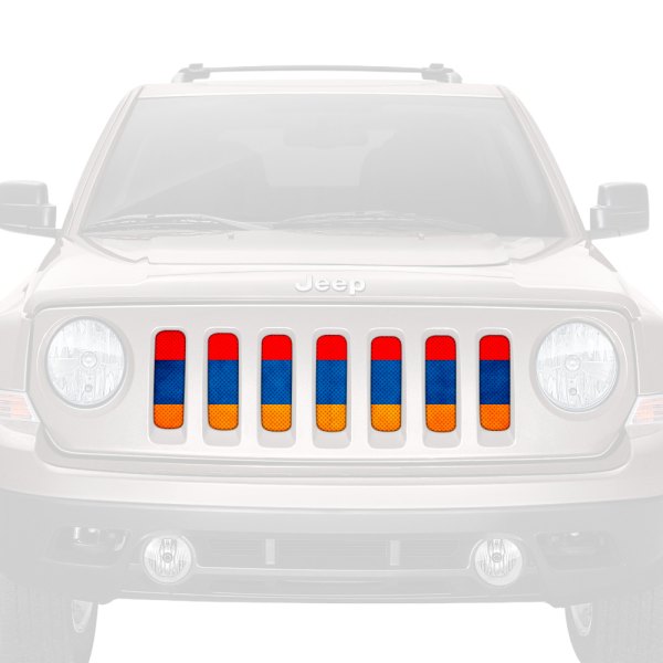 Dirty Acres® - 1-Pc Armenian Flag Perforated Main Grille