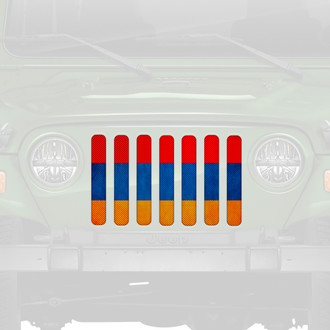 Dirty Acres® - 1-Pc Armenian Flag Perforated Main Grille