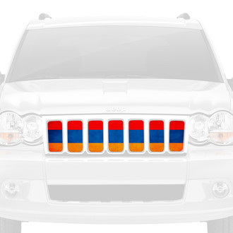 Dirty Acres® - 1-Pc Armenian Flag Perforated Main Grille